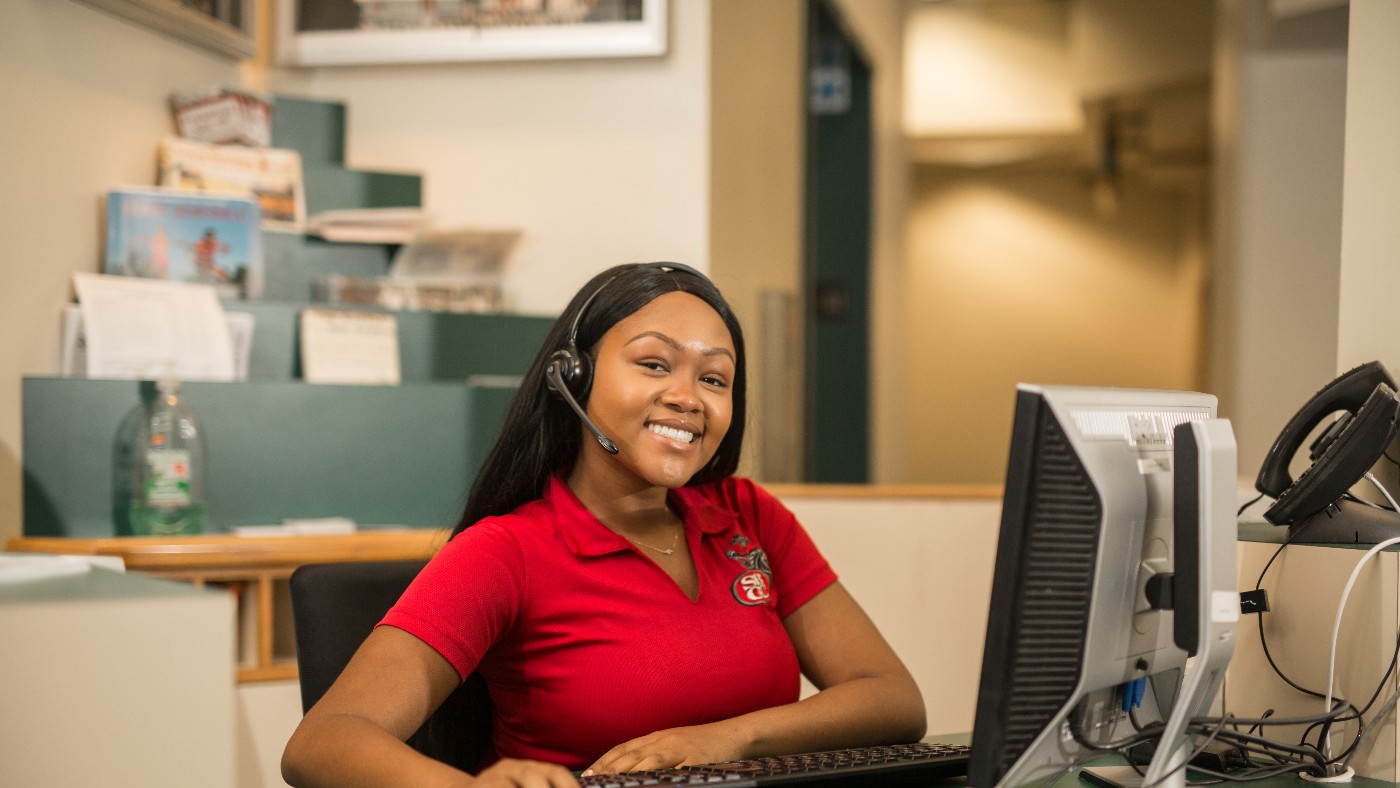Welcome Center Student