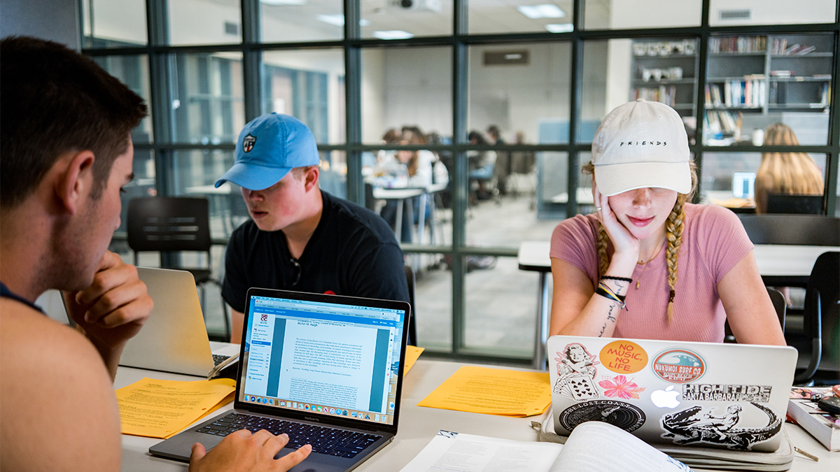 Students in Communication Lab